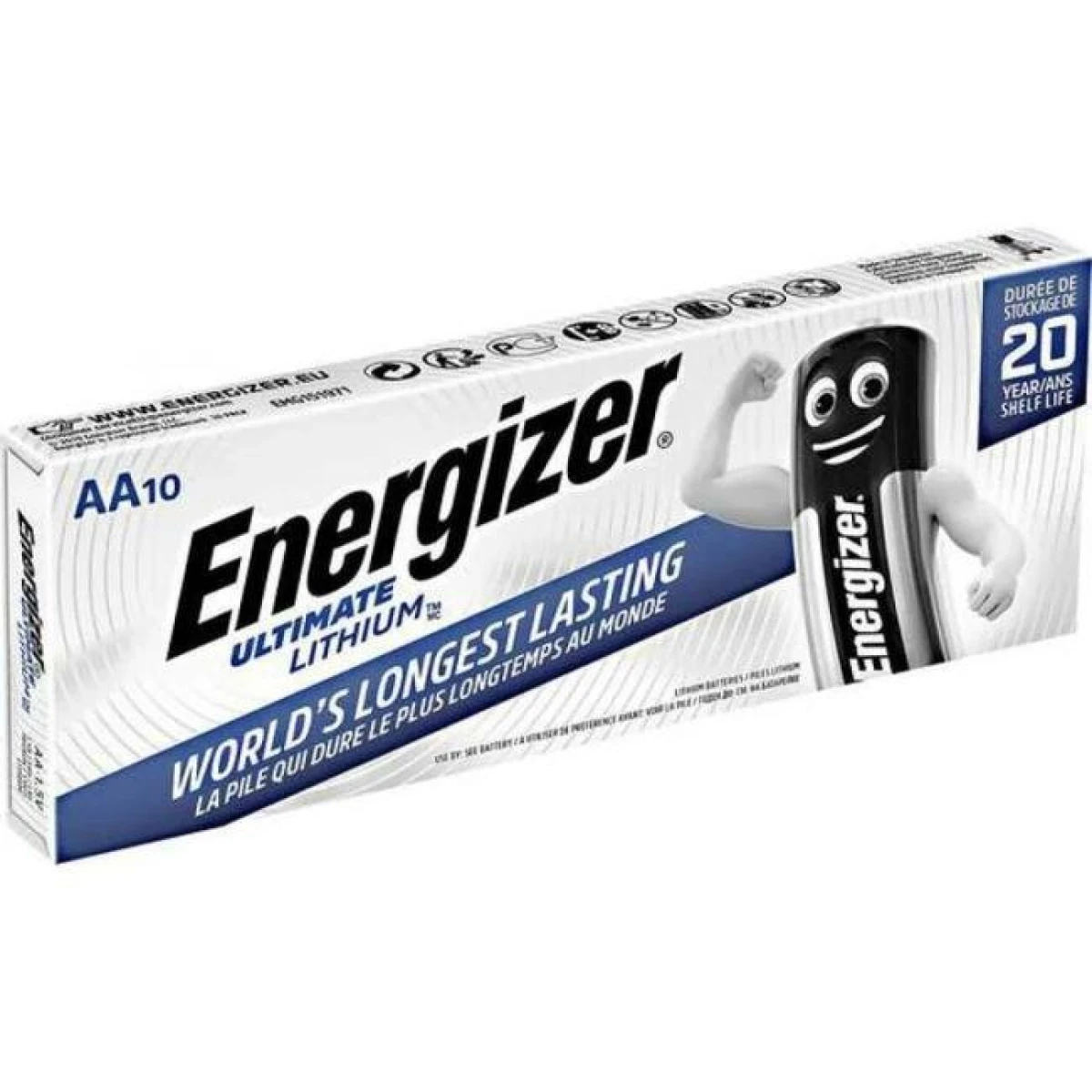 Batéria Energizer Ultimate Lithium L91/AA DP10 lítiová tužková 10 ks 