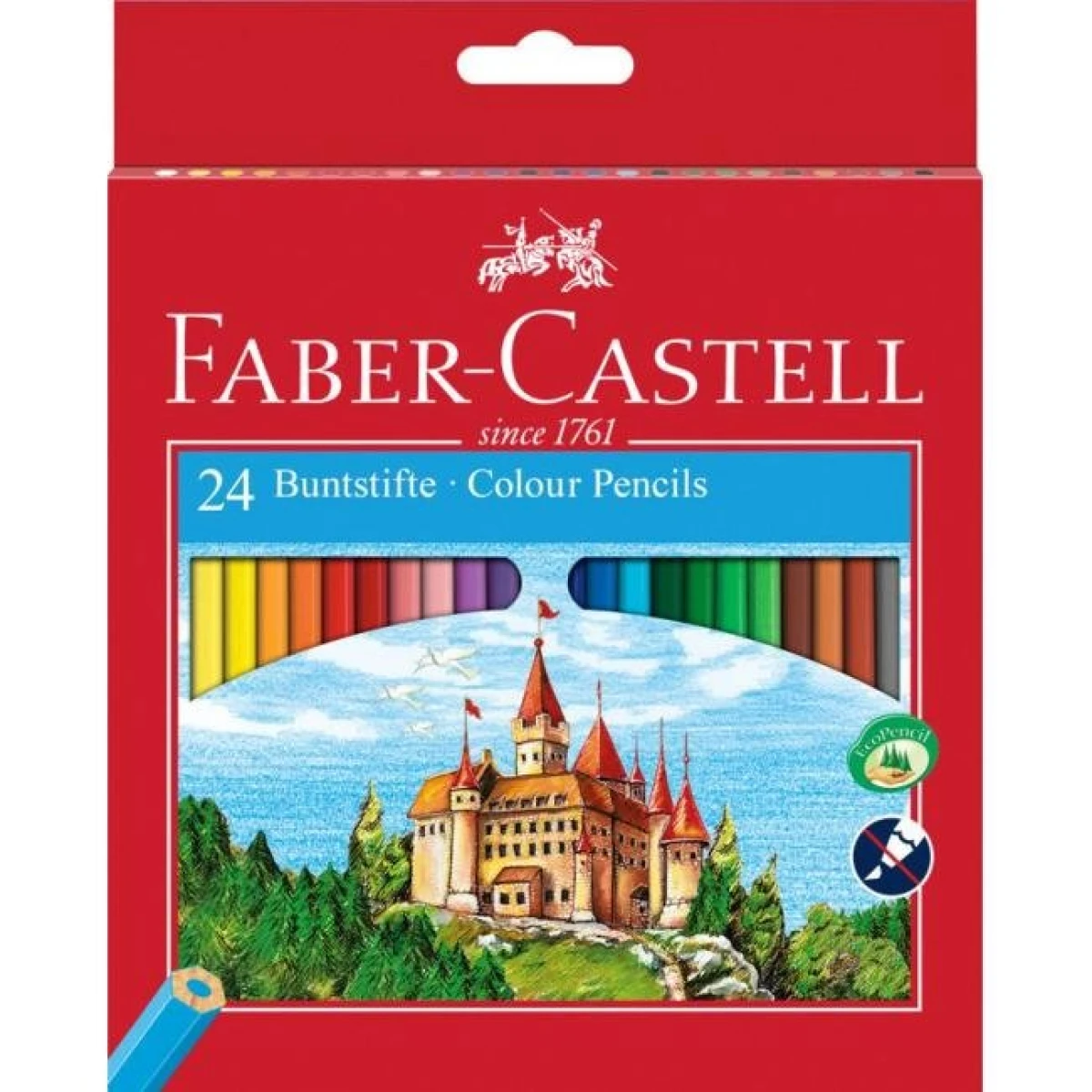 Farbičky Faber Castell drevené, 36 ks 