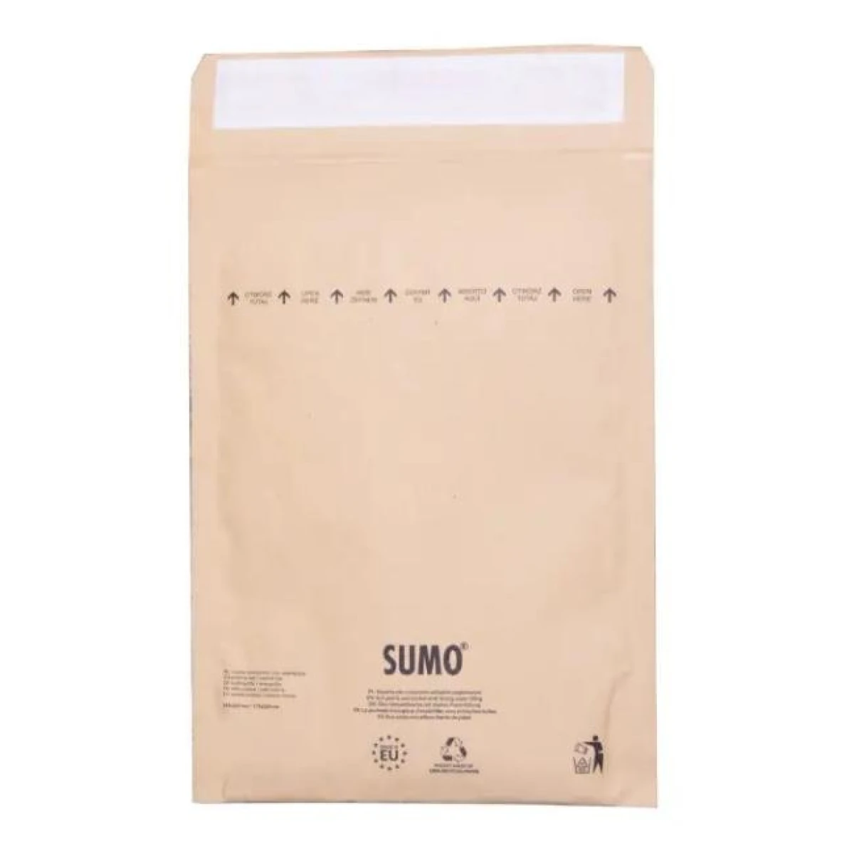 Bublinkové obálky recyklované SUMO 16,5x21,5cm hnedé 