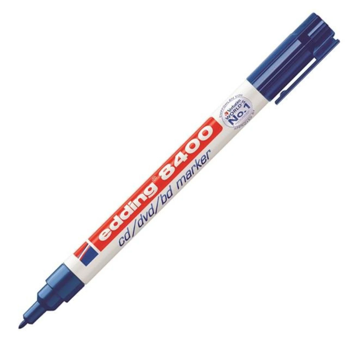 Popisovač na CD/DVD/BD edding 8400 modrý 