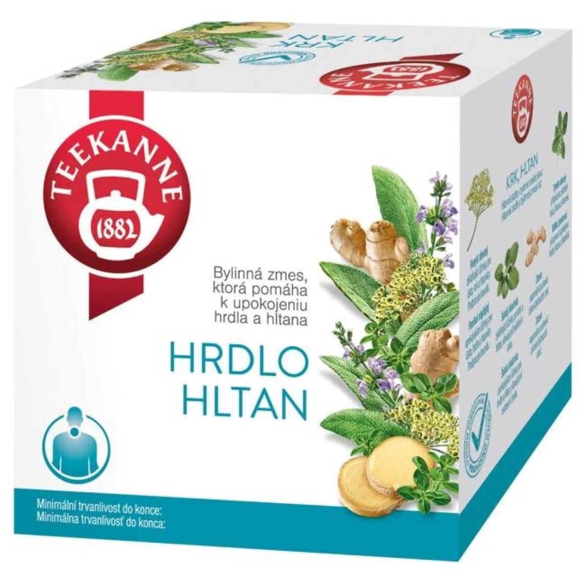 Čaj TEEKANNE bylinný krk a hltan HB 10 x 2g 