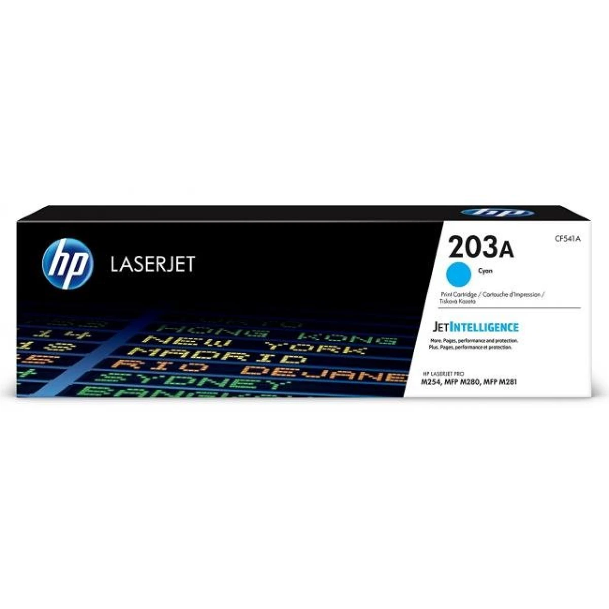 Toner HP CF541A HP 203A cyan (1.300 str.) pre LaserJet Pro M254dw/M280nw/ M281fdn