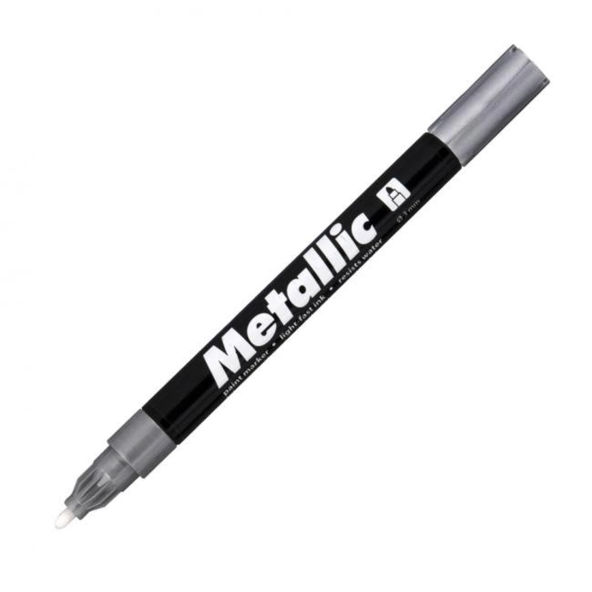 Lakový popisovač Centropen 9220 strieborný 