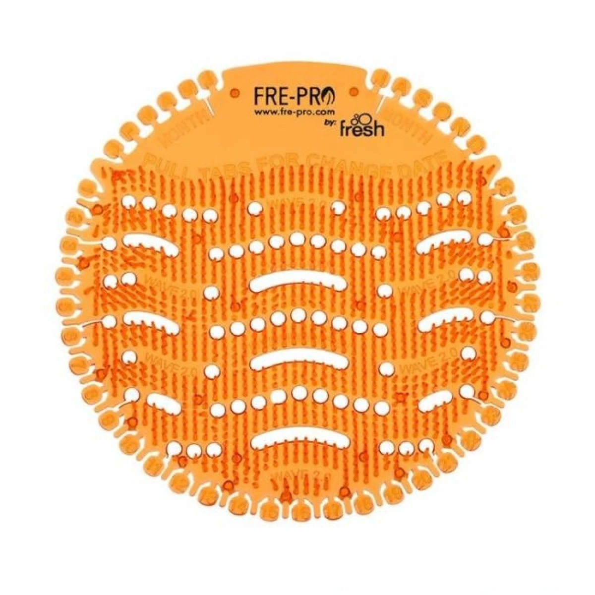 Pisoárové sitko Fre-Pro Wave 2 - Mango (oranžové) 2 ks 