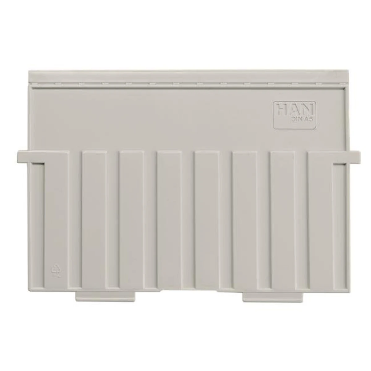 Plastové oddeľovače A5 do kartotéky HAN 955 sivé 5ks 