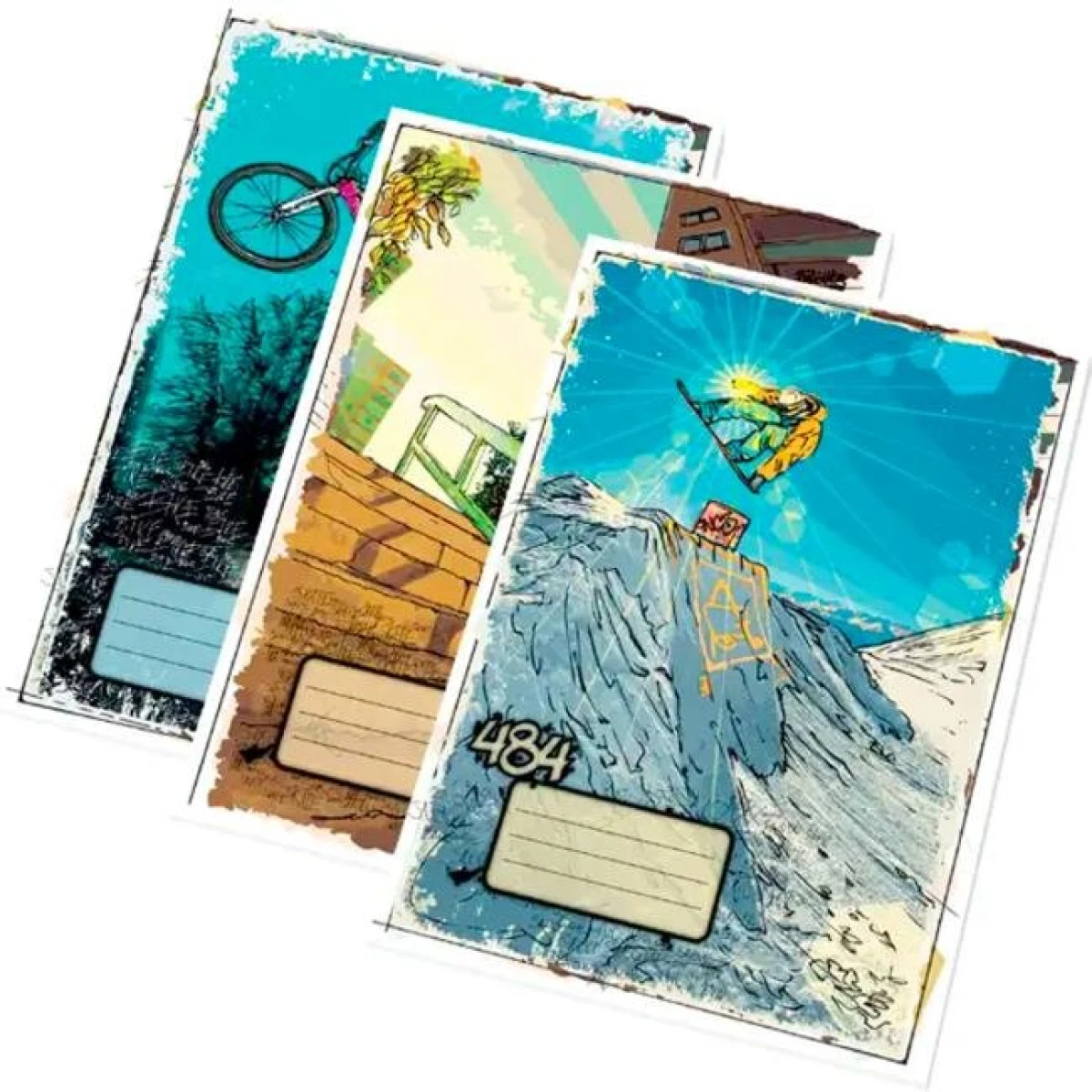 Zošit 480, A4, 80 listov, čistý 