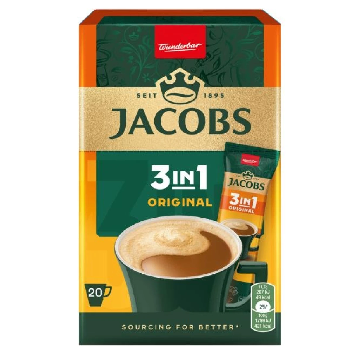 Káva JACOBS 3in1 252g box 
