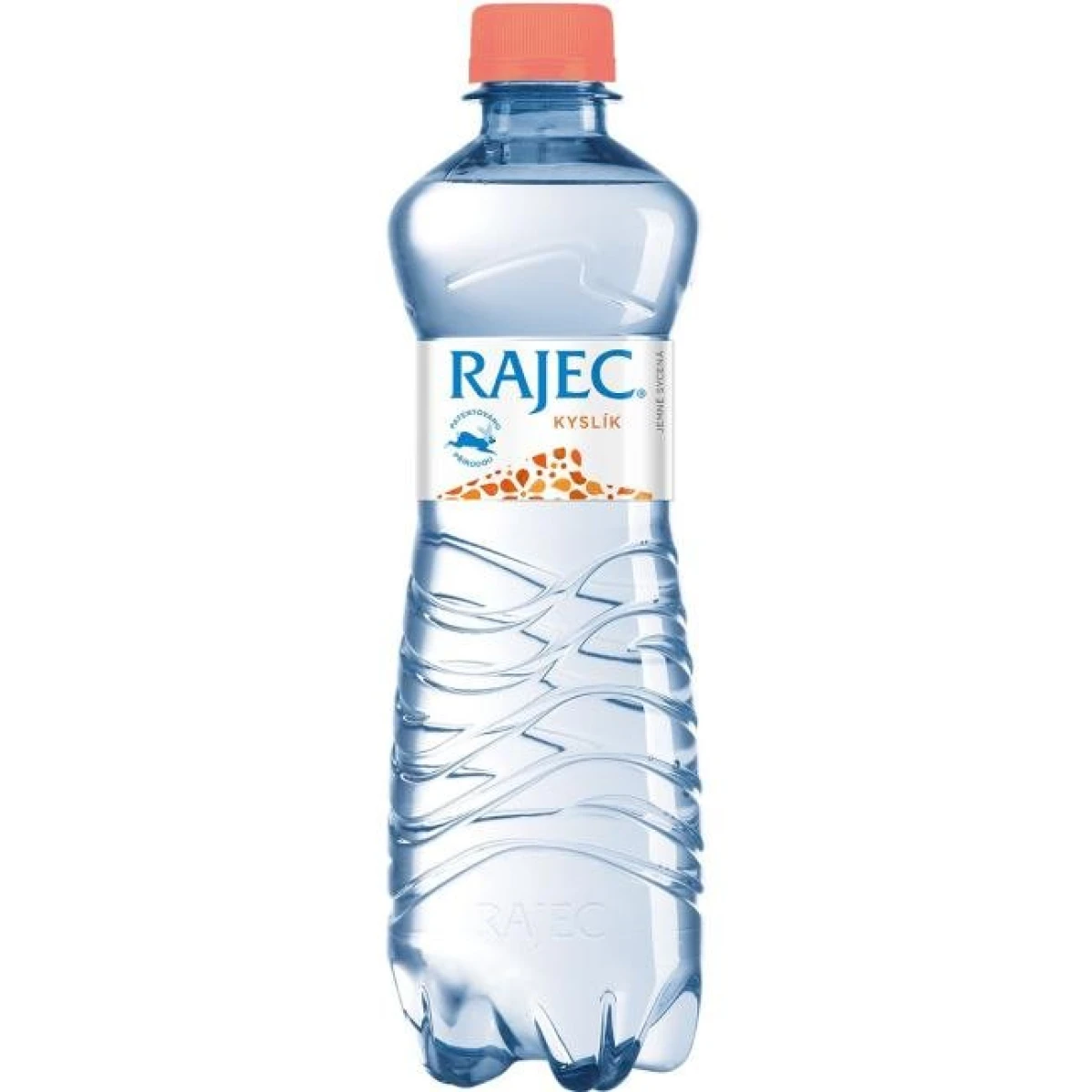 Pramenitá voda Rajec jemne sýtená kyslíkom 8 x 0,75 ℓ 