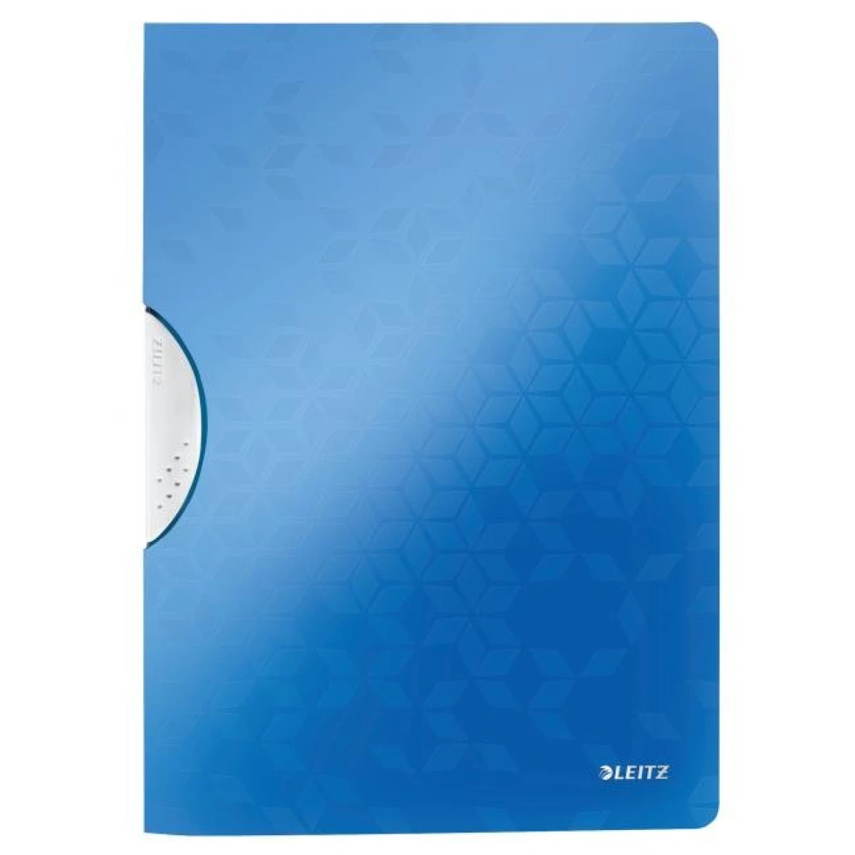 Obal s klipom plastovým Leitz WOW modrý 