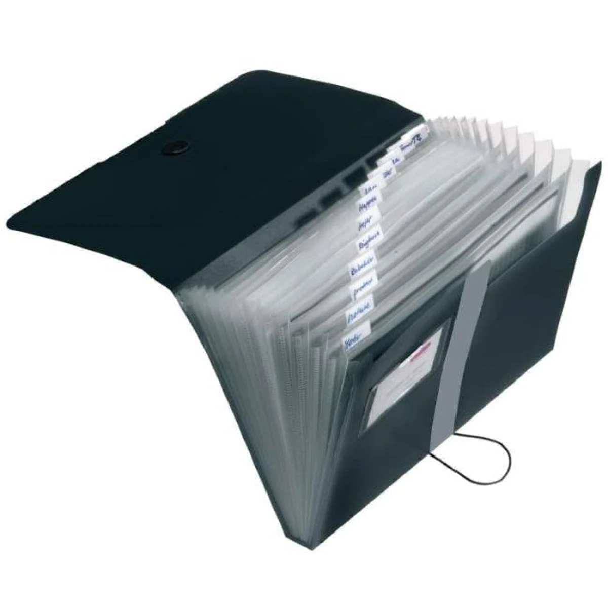 Aktovka plastová s priehradkami Herlitz Easy Orga nepriehľadná čierna 