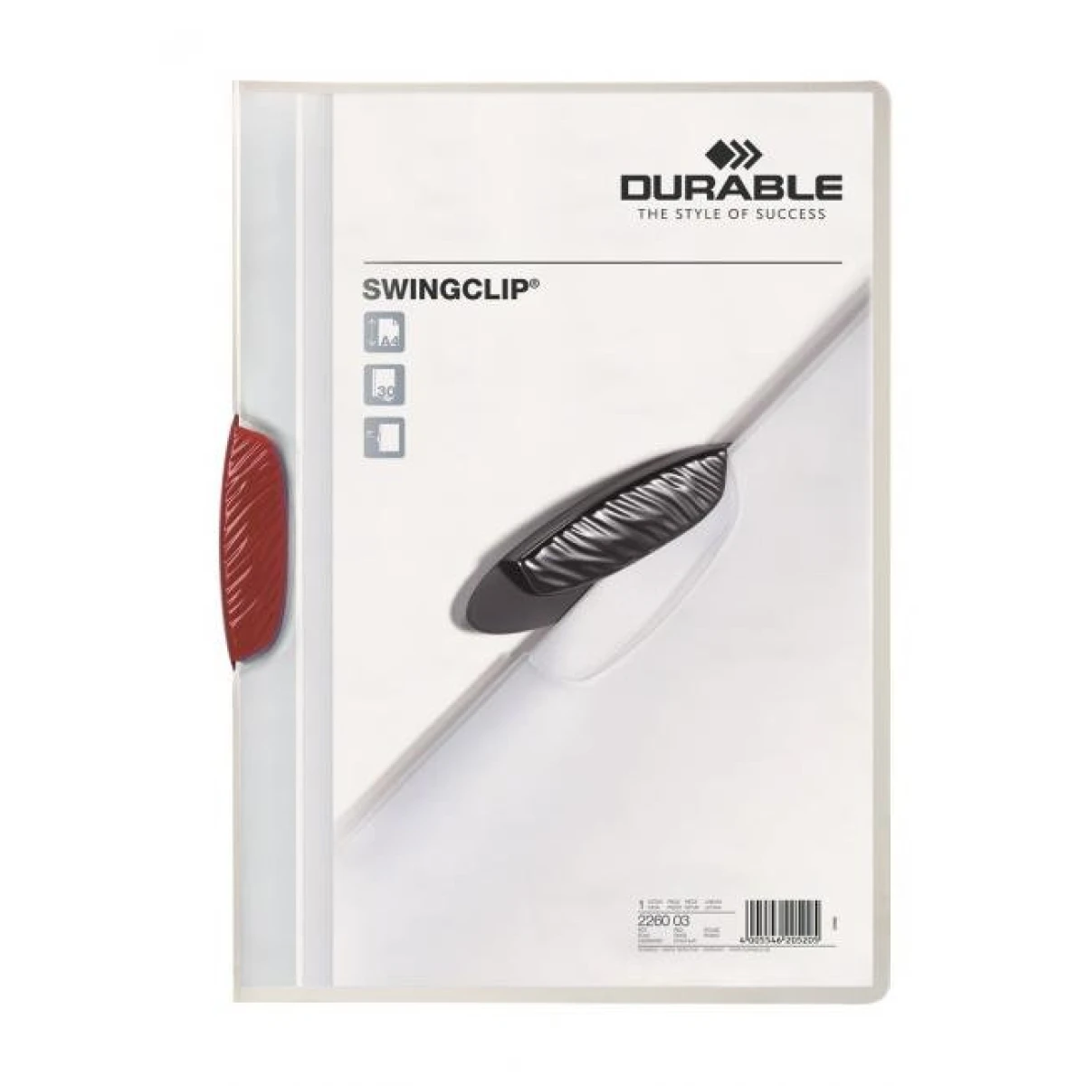 Obal s klipom SWINGCLIP červený 