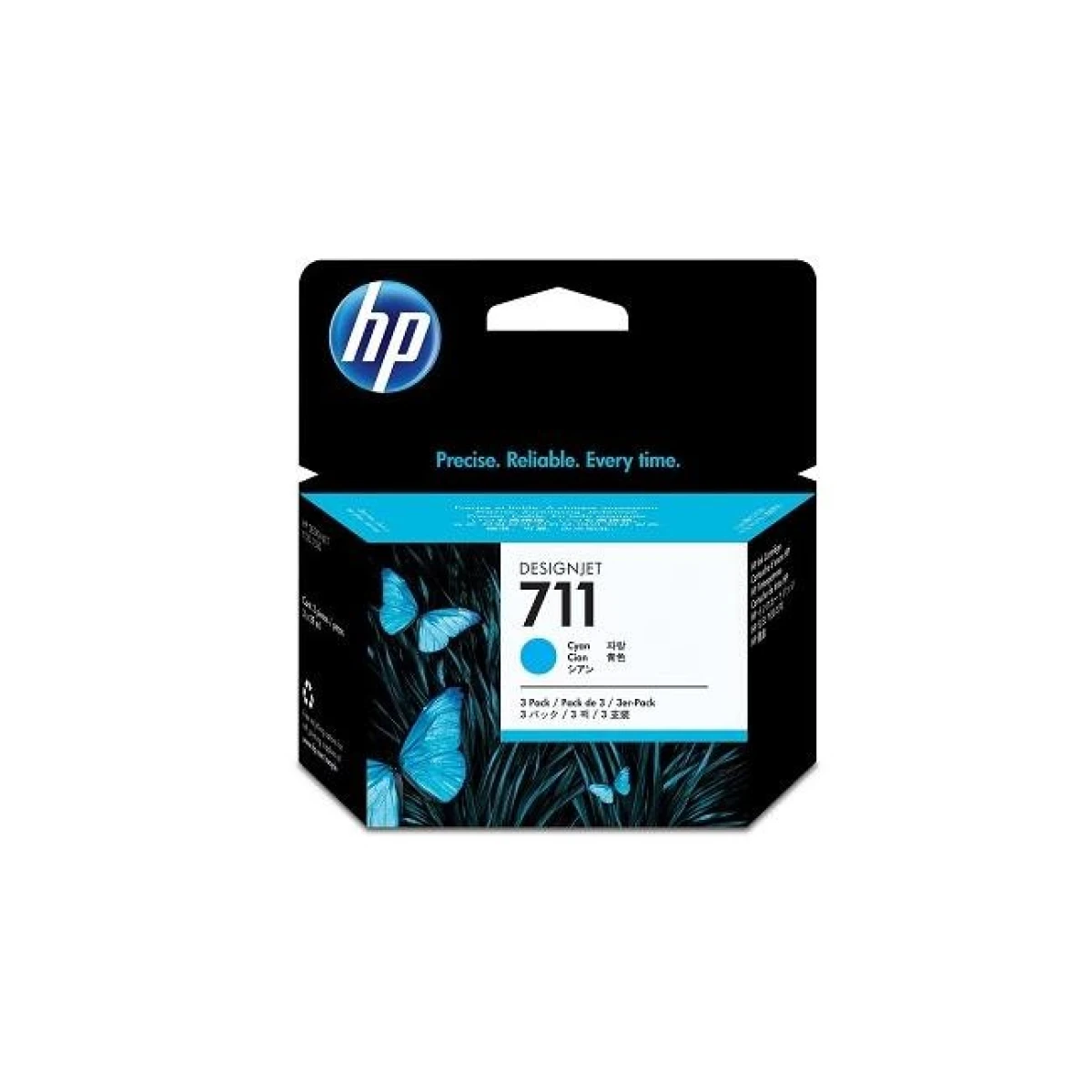 Atramentová náplň HP CZ134A HP 711 cyan (3x29 ml) pre DesignJet T120/T520/T130/T530