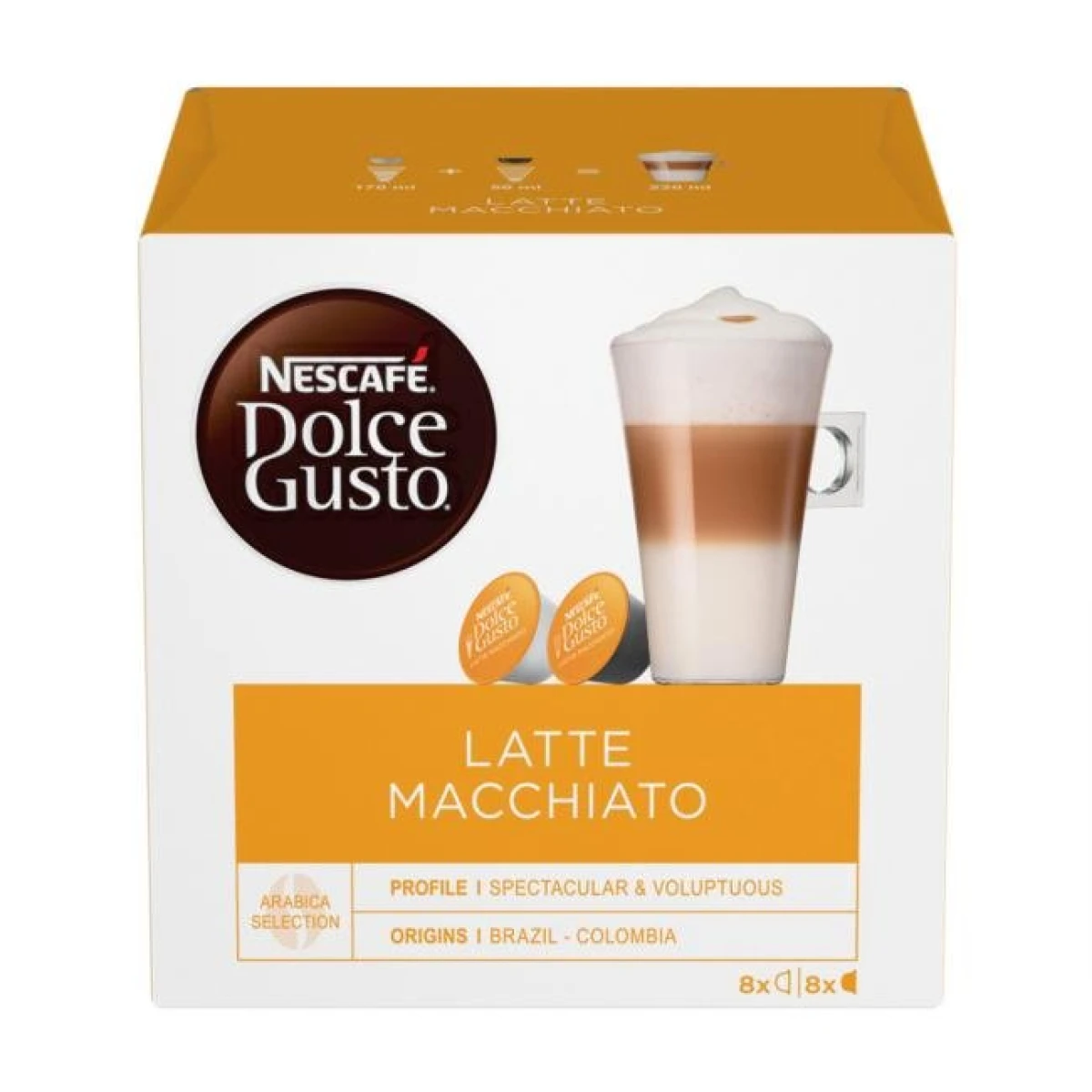 Kávové kapsule DOLCE GUSTO Latte Macchiato (16 ks) 