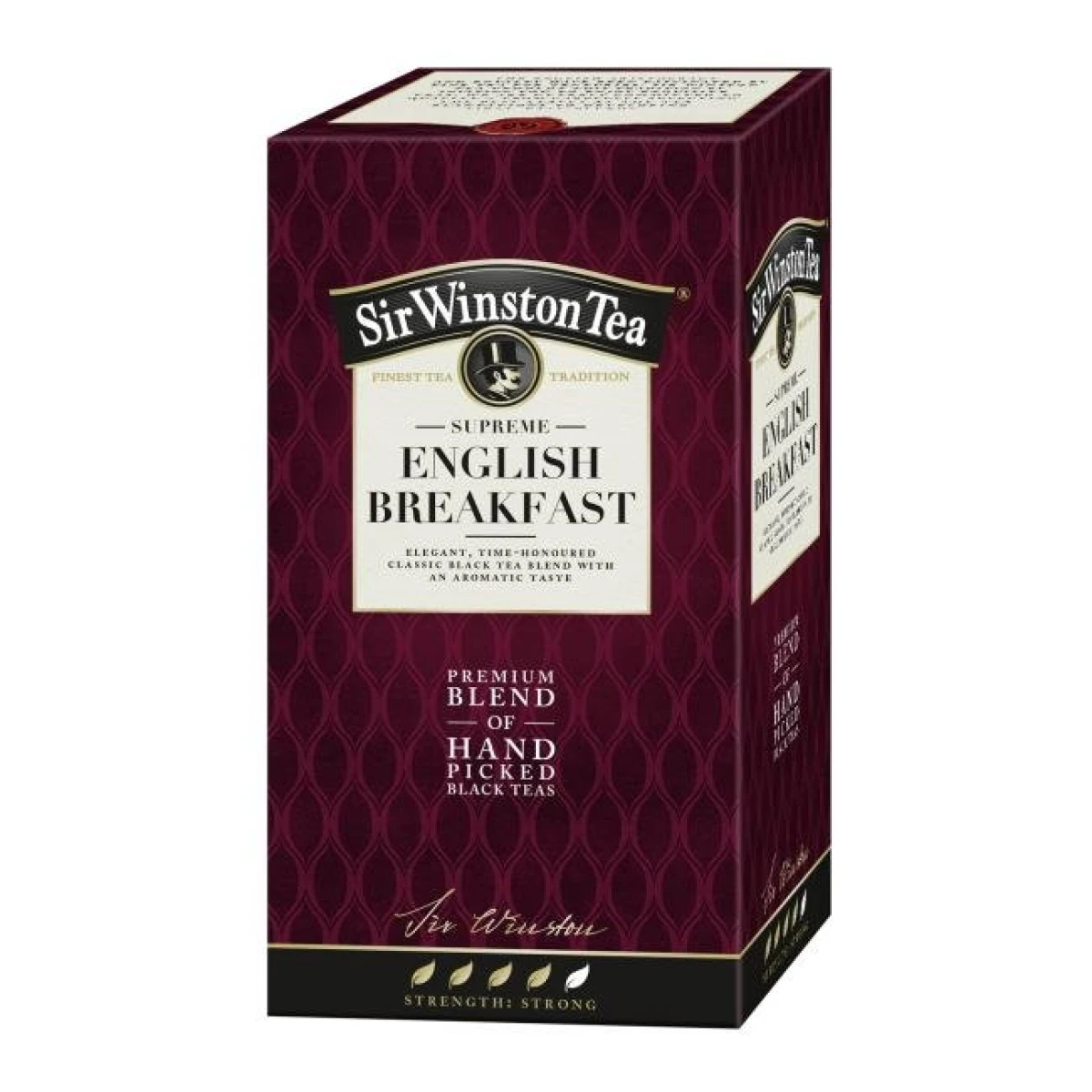 Čaj SIR WINSTON Supreme English Breakfast HB 20 x 1,8g 