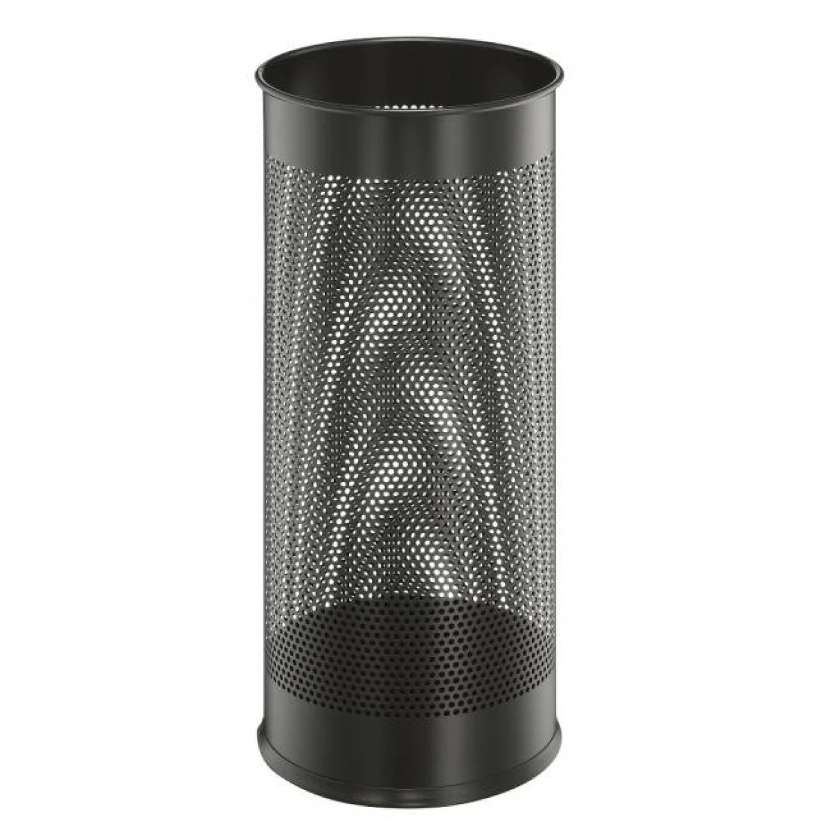 Stojan na dáždniky kovový čierny 