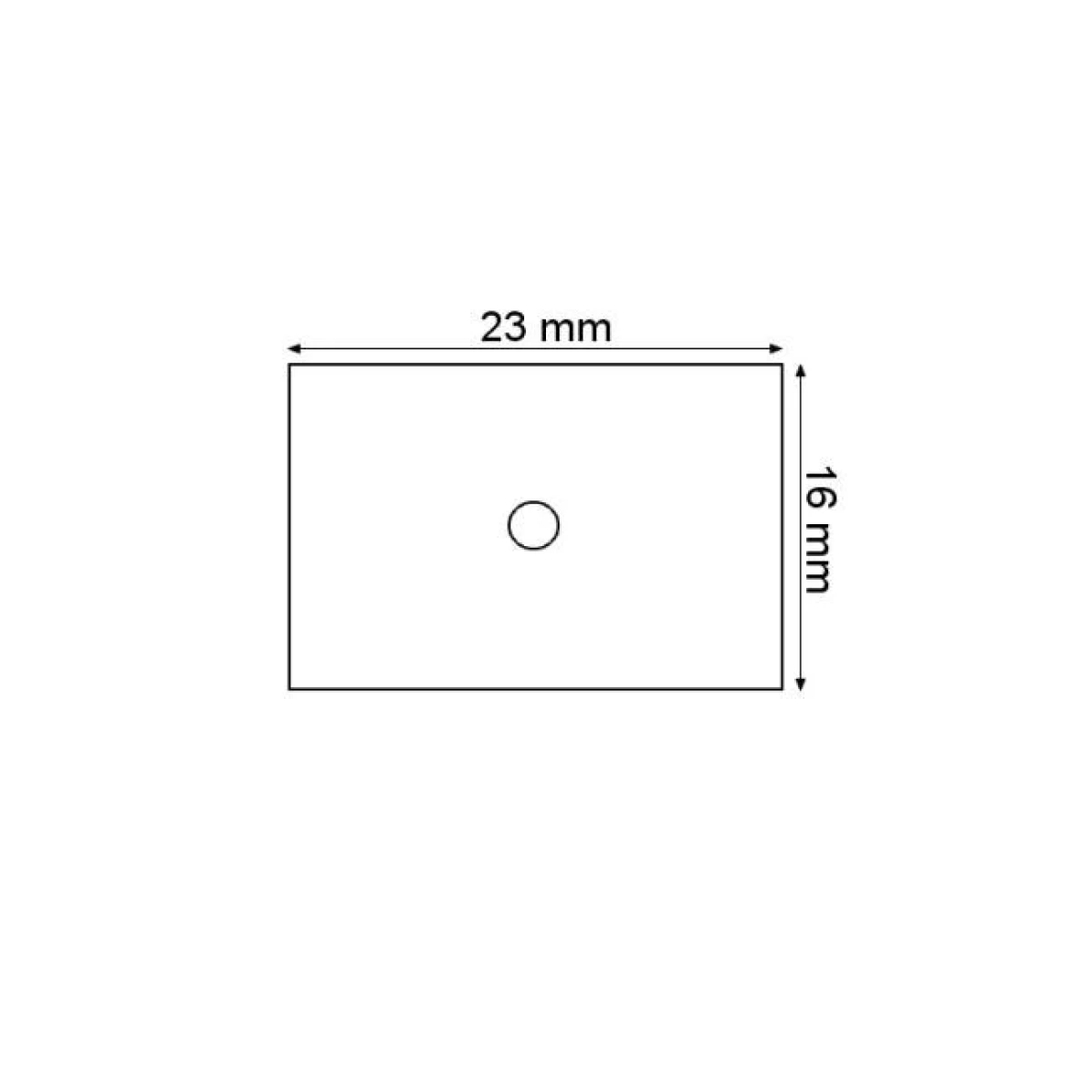 Etikety 16x23 pre1623 cenovka biela 