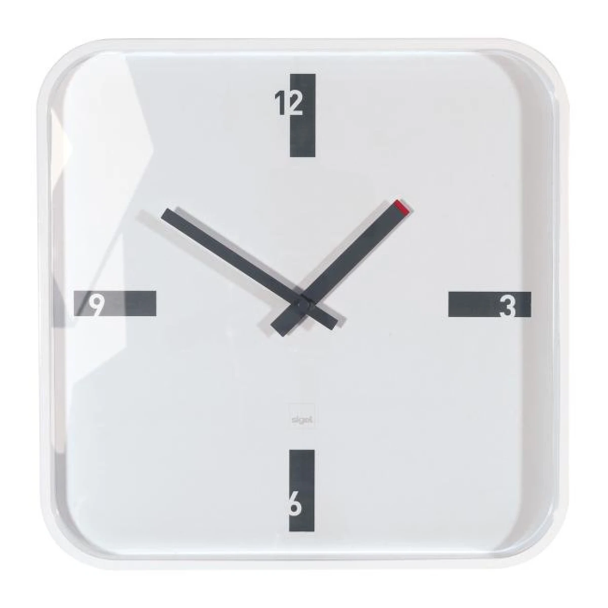 Nástenné hodiny artetempus Mezo 35x35cm biele 