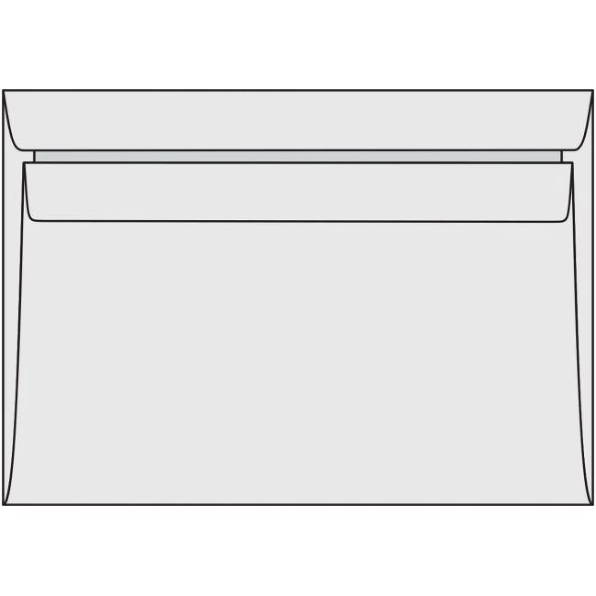 Poštové obálky C6 samolepiace, 1000 ks 