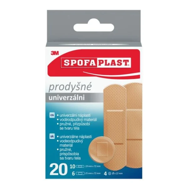 3M Spofaplast 176N Univerzálne náplasti, mix, 20ks 