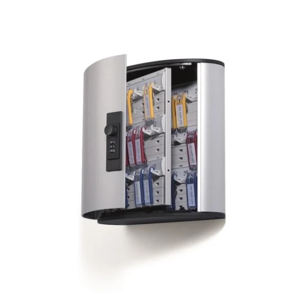 Skrinka na 36 kľúčov so zámkom na kód DURABLE KEY BOX CODE 36 strieborná 