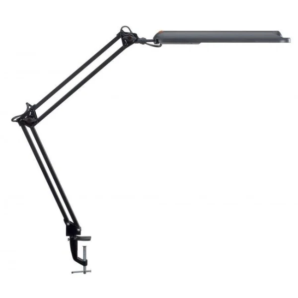 Lampa stolná LED MAUL Atlantic so svorkou čierna 