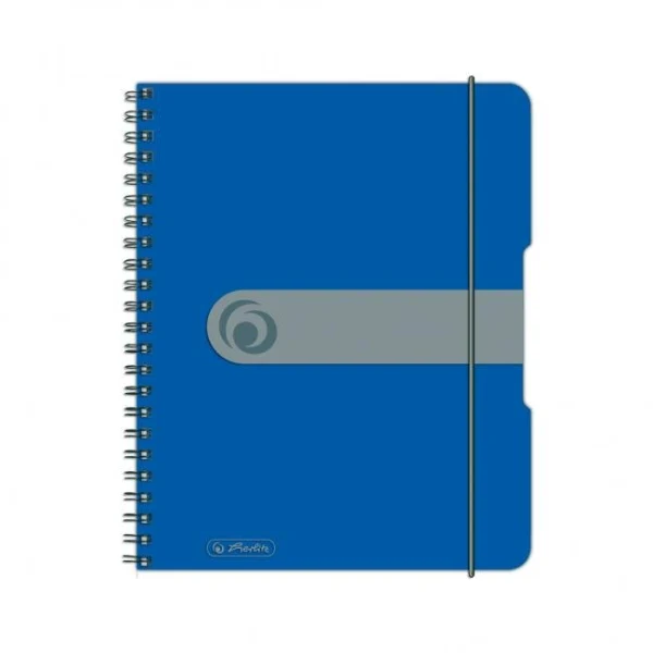 Blok poznámkový štvorčekový Herlitz Easy Orga A5 80 listov modrý 