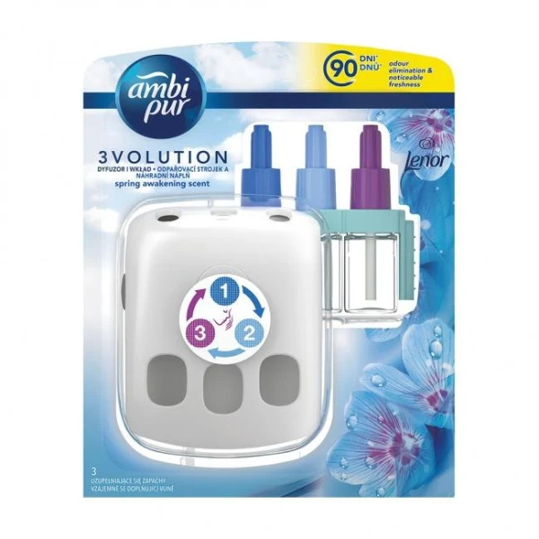 Ambi Pur 3Volution elektrický osviežovač + náplň 20 ml Lenor 