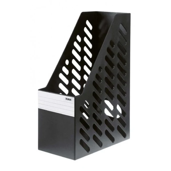 Stojan na časopisy KLASSIK XXL čierny 2ks 