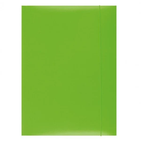 Kartónový obal s gumičkou Office Products zelený 