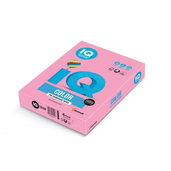Farebný papier IQ color ružová pastelová PI25, A4, 160g 