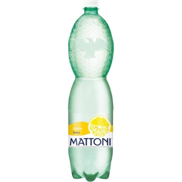 Minerálna voda MATTONI ochutená - citrón sýtená 6 x 1,5 ℓ 