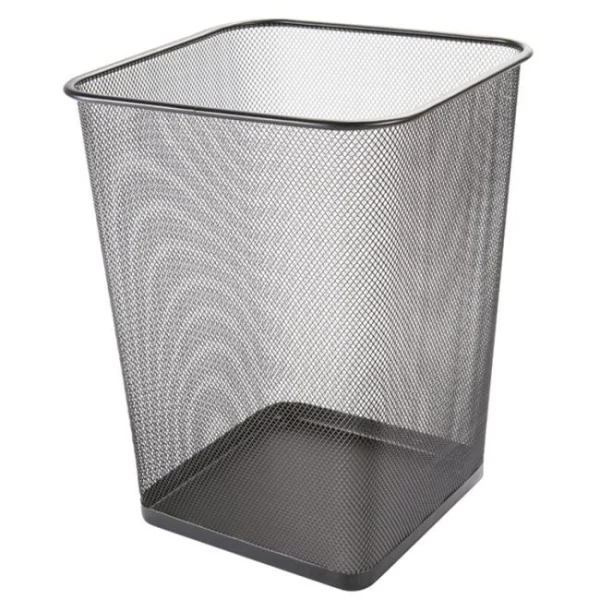 Drôtený kôš 18 ℓ hranatý čierny 