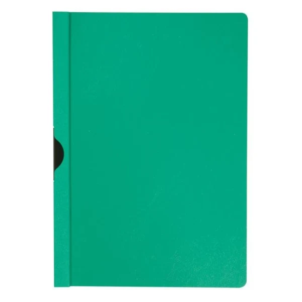 Obal s klipom kovovým Q-CONNECT zelený 