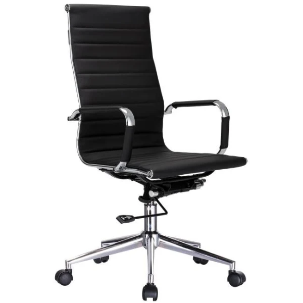 Kancelárske kreslo Arianna, ekokoža, čierne 