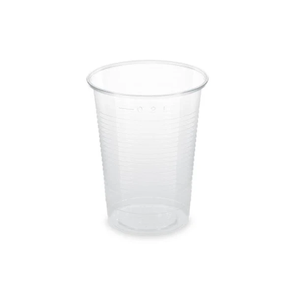 Pohár priehľadný z BIO plastu (PLA) 200 ml (100 ks) 