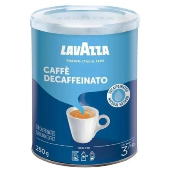 Káva LAVAZZA DEK bezkofeinová, mletá, dóza, 250 g 