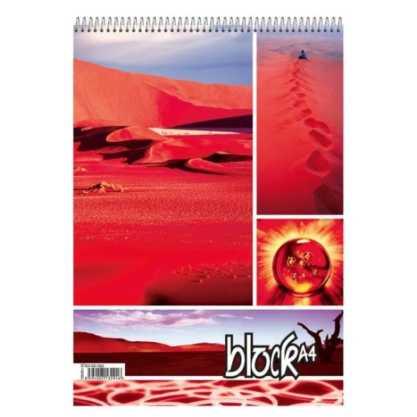 Blok poznámkový Krpa A4 50 listov linajkový horná špirála 