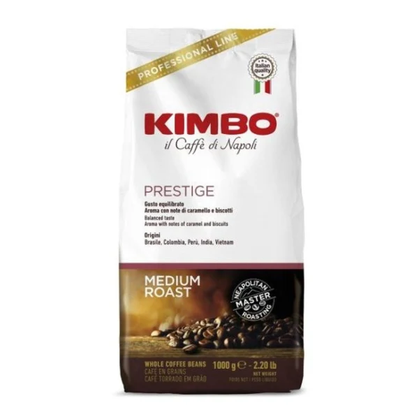 Káva KIMBO Espresso bar Prestige, zrnková 1 kg 