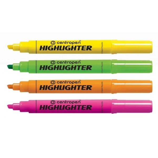 Sada zvýrazňovačov Centropen 8552/4S (8852) 