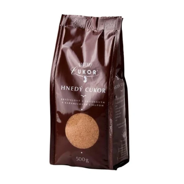 Cukor hnedý kryštálový so sirupom 500 g 