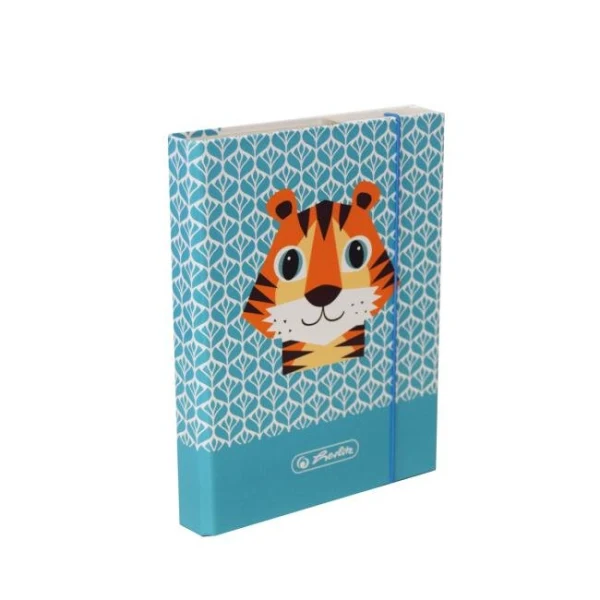 Box na zošity A5 s gumičkou Cute Animals Tiger 