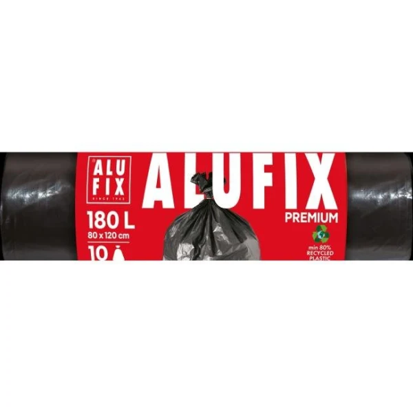 Vrecia na odpadky PROFI 180 l / 10 ks, 45mic., 80 x 120 cm, čierne, LDPE 