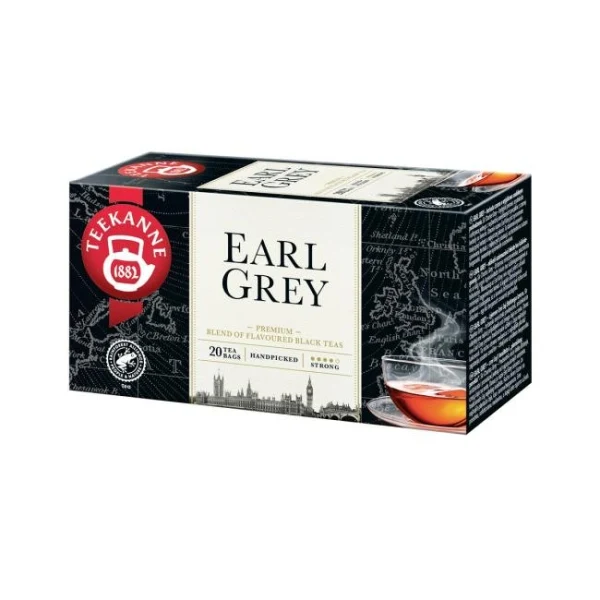 Čaj TEEKANNE čierny Earl Grey HB 20 x 1,65g 
