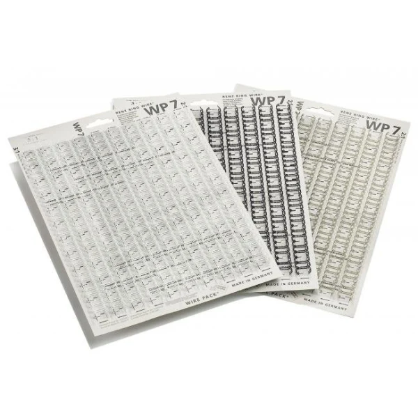 Drôtové hrebene Renz 12,7mm červené 3:1 