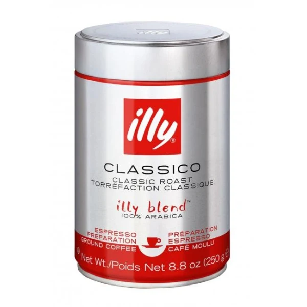 Káva Illy Espresso Classico v dóze mletá 250 g 