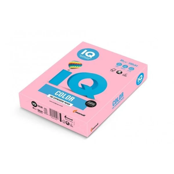 Farebný papier IQ color flamingo ružová OPI74, A4, 80g 