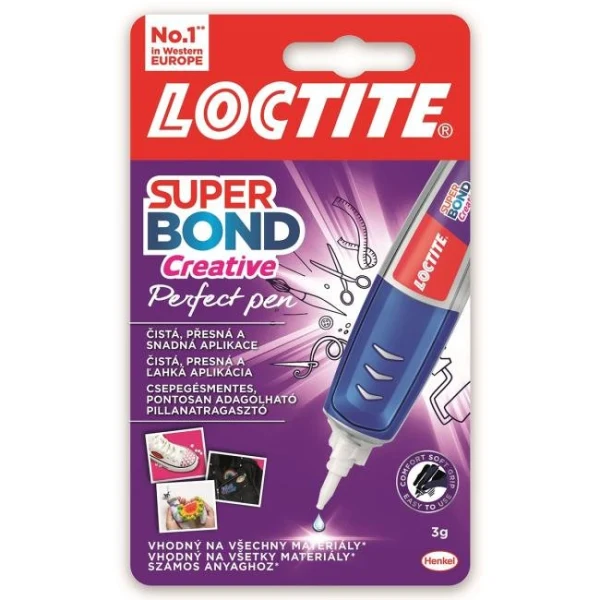 Sekundové lepidlo LOCTITE Super Bond Creative Perfect Pen 3 g 