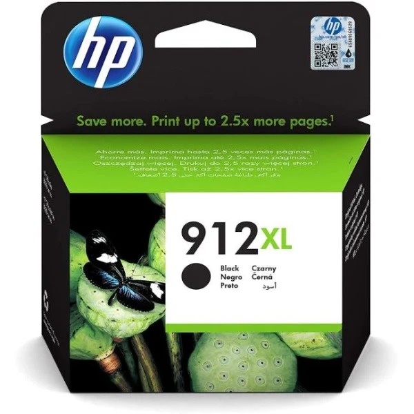 Atramentová náplň HP 3YL84AE HP 912XL black XL (825 str.) pre Officejet 8012e/8013/Pro 8022e/8023