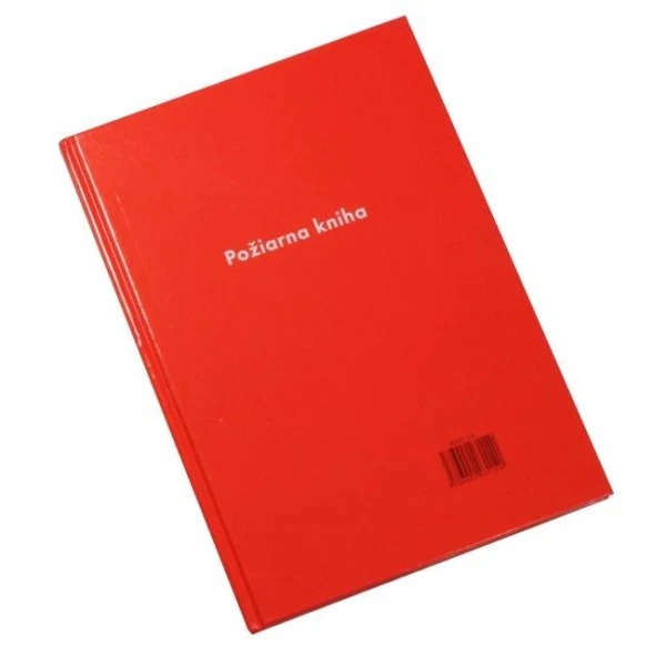 Požiarna kniha, A4, tvrdá väzba, 96 listov 