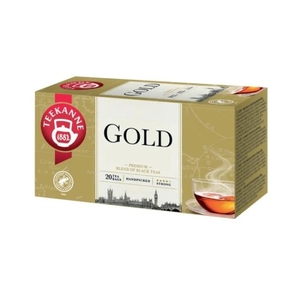 Čaj TEEKANNE čierny Gold HB 20 x 2g 